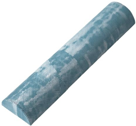 Gralara Halbrunde Schaumstoffrolle Muskelmassage, Halbkreisförmige Faszienrolle Massagerolle, Halbrolle Pilates für Erwachsene, Foam Roller Yoga Schaumwalzen, für Balance Training, Muskelmassage, 60cm