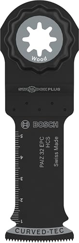 Bosch 10x Lama per taglio dal pieno PAIZ 32 EPC | per Legno tenero, Larghezza 32 mm, Professional Accessorio Utensile multifunzione