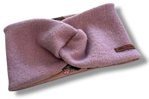 Walk Wollwalk Stirnband Bandeau Bandeaustirnband Altrosa Rosa Hellrosa Flieder Turban Beanie Mütze | Juna Kindermode 37 39 41 43 45 47 49 51