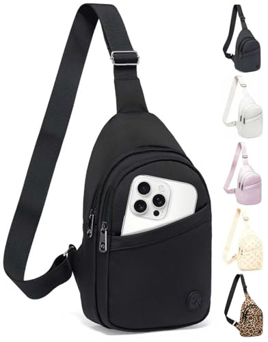 MAXTOP Small Crossbody Bags for Women Men Lightweight Sling Chest Bag Shoulder Bag for Casual Outdoors Travel