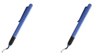 Herramienta ergonómica de desbarbado de mano con cabezales reemplazables, adecuada para uso profesional y bricolaje en talleres, estudios en casa, desbarbado