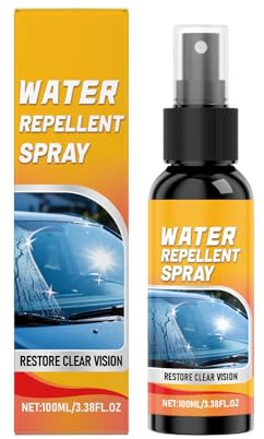Spray impermeabile per vetri per auto - Spray per vetri automobilistici | Trattamento di rivestimento per parabrezza di veicoli antipioggia, formula idrofobica antiappannamento Clear Vision per guida