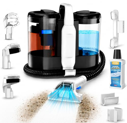 Polsterreiniger Gerät Nasssauger Waschsauger 600W 17kPa Teppichreiniger Wischsauger Polstermöbel Carpet cleaner für Teppich, Polster Autositze & Sofa