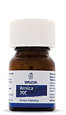 Weleda Arnica 30C Tablets, Organic Arnica Montana, Licensed Homeopathic Medicinal Product, Remedy for Men & Women, Grown Biodynamically, Vegetarian, 125 tabs