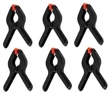 6 Heavy Duty 3 inch Strong Spring Clamps with Metal Spring Market Stalls DIY Workshops