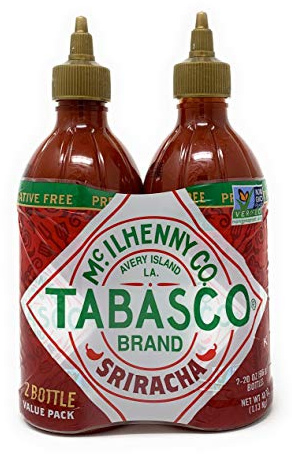 Tabasco Sriracha Thai Chili Sauce Value Pack 20 Ounce (Pack of 2)