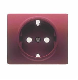 Bjc iris color - Tapa base seguridad enchufe iris-aura rojo rubi