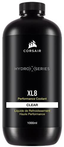 CORSAIR Hydro X Series, XL8, Performance Coolant, 1L, Clear