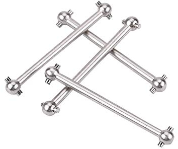 Wosune Eje de transmisión Trasero, Eje de transmisión, Eje de transmisión de Metal Delantero Trasero TPower Accesorio de Coche RC Eje de transmisión de Metal Delantero y Trasero Eje de