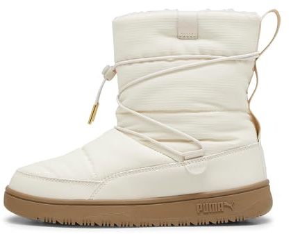 PUMA Women SNOWBAE WNS Sneaker, Alpine Snow-Granola-Chocolate CHIP, 37.5 EU