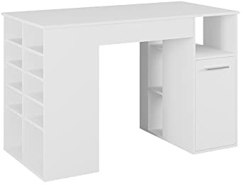 Vicco Schreibtisch Victoria, Weiß, 135 x 68 cm