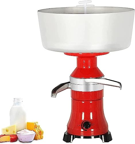 Machine à Lait laitier, séparateur de crème électrique, centrifugeuse à crème de Lait de Vache fraîche de chèvre, séparateur centrifuge de Lait 80L/H, pour Ferme, Maison,