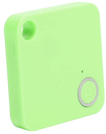Buscador de Llaves, Mini Rastreador GPS Portátil para Teléfono, Localizador GPS para Llaves, Niños, Bolsos, Gatos y Más, Buscador de Artículos de 10M con Alarma Antirrobo (Verde)