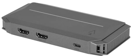 Dark Matter by Monoprice 4K @ 30Hz Sentry Streaming Video Capture Card, 3840 x 2160p (UHD) Maximum Resolution, HDMI 2.0, 3.5mm Audio Port 48 KHz 16‑bit