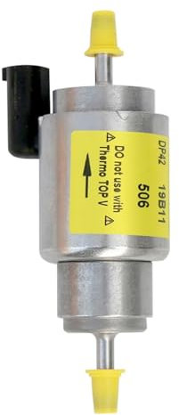 Teksome Oil Dosing Pump - Heater Parts Engine Preheater Oil Pump DP42 | 12V/24V Pulse Metering Dosing Pump Compatible With Air Heaters Low Noise Car Parts