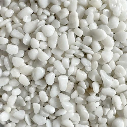 Steinteppich Epoxidharz Set Innen & Außen (ca. 224kg / 16-20m²) | 16 Farben | 200kg 2-4mm Marmorkies + 24L, 2K Epoxidharz Bindemittel | Für Balkon, Terrasse, Treppen, Garage (Bianco Carrara)