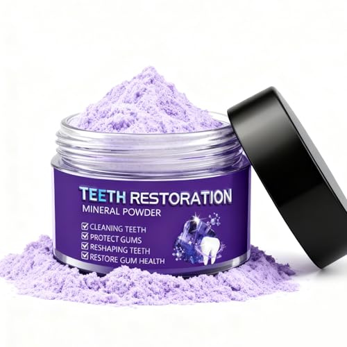Zahnpulver Mineral 50g, Zahnreparatur Mineralpuder für tägliche Zahnpflege | Feine Pulverstruktur mit angenehmer Anwendung, ideal für tägliche Routine zu Hause & unterwegs – für ein frisches Mundgefühl