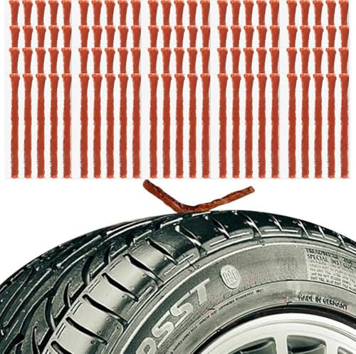 100 Stück Reifenreparaturstreifen,Reifen Reparaturset,100pcs Reifendichtmittel,Auto Reifen Reparatur Kit,Reifenreparaturset,Reifenreparatur Streifen,Tubeless Reifen Reparatur Kit,Reifenreparaturset