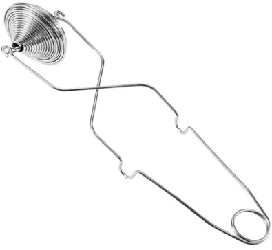 DECORNIJIA 1pezzi Setaccio Farina in Acciaio Resistente Retine Maglia Fine Sifter Manuale Leggero e Durevole Per Cucina Utensile Sicuro e Antiruggine Per Dolci e Pane