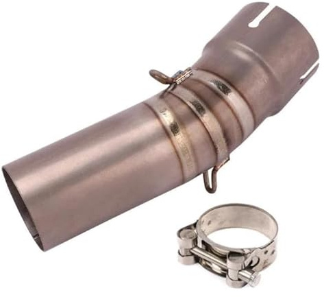 moto silenziatore scarico Per BMW F650GS F700GS F800GS F800R F800GT 2009-2016 Tubo Di Scarico Per Motocicletta Collegamento Centrale Espace Silenziatori Finali(Titanium Alloy)