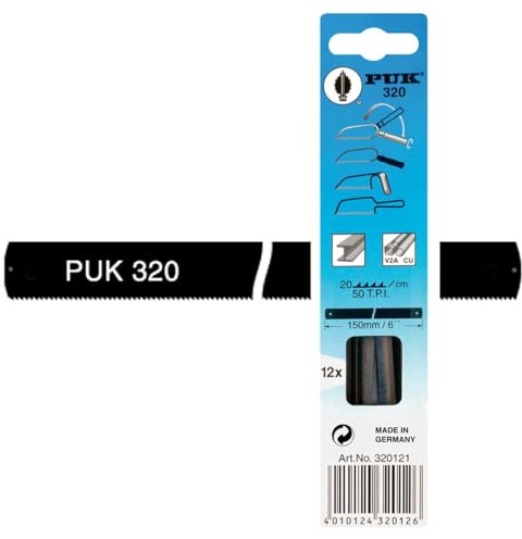 PUK 320 Sägeblätter Metall Feinsägeblatt (12 Stück)