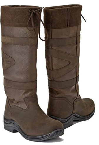 Toggi Canyon Long Country Boots, Waterproof, Chocolate Brown, (EU 40 Reg, Chocolate Brown)