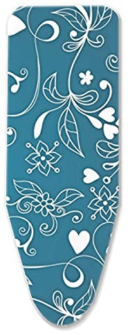 KLKKL Copriasse da Stiro XXL, Grande, Telo Stiro Universale, Copriasse da Stiro con 4 Clips, 160 x 60cm