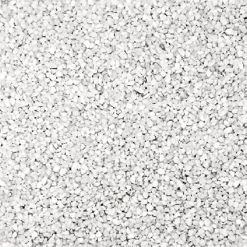 naninoa PERLKIES (Bunter grobkörniger Dekosand, Farbsand) 5 kg farbige kleine Steine. Farbe: Weiß, Weiss