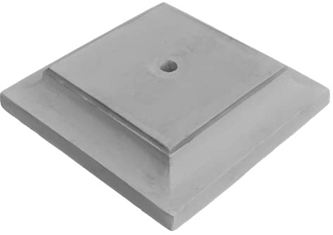 gartendekoparadies.de Bodenplatte Steinguss, H. 11 cm, 46 kg | Frostsicher, Steinguss, Für Außenbereich