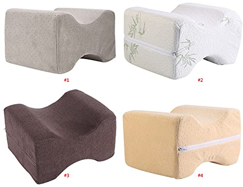 oreiller de jambe pour dormir pour le soulagement de la douleur sciatique,Oreiller de genou pour dormeurs latéraux, des douleurs dans les jambes, des douleurs dans le bas du (fibre de bambou), mé