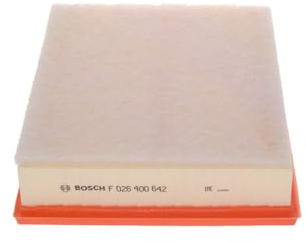 BOSCH Filtre à air F026400642 | Compatible avec: MAN TGE Bus, TGE Kasten, TGE Pritsche/Fahrgestell, VW CRAFTER Bus, CRAFTER Kasten