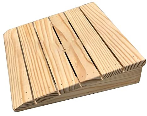 Tragbare Schwellenrampen Aus Holz Für Rollstühle, 2 3 4 5 6 Höhe, 660 Pfund Tragfähigkeit, Schwellenrampe Aus Massivholz Für Übergangstüren, Einfahrten, Stufen, Garagen, (Größe: 25,8 X 30 X 7 cm