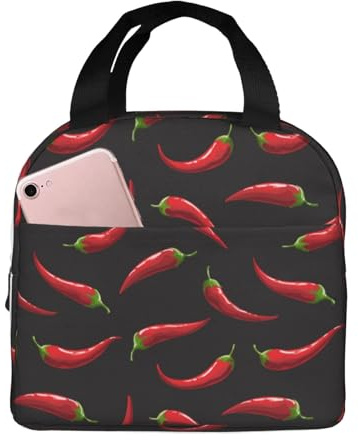 VOSERY Bolsa de almuerzo, lonchera para mujeres y hombres adultos, bolsa de almuerzo aislada negra, bolsa de almuerzo a prueba de fugas, reutilizable, de gran capacidad, para el trabajo, oficina