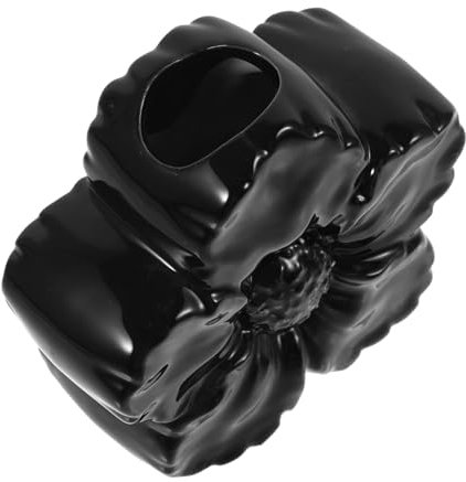 HAWILLOSCH Centrotavola Di Fiori Realistici in Vaso Di Ceramica a Forma Di Petalo Moderno Decorazione Da Tavolo Per Casa Ufficio Matrimonio