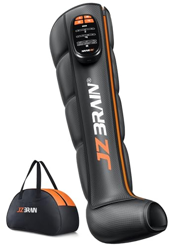 JZBRAIN Sequential Air Compression Leg Recovery System : Professional Rechargeable Full Leg Compression Boots for Post-Workout Muscle Relaxation - Recovery Device for Athletes Runners Gym Users