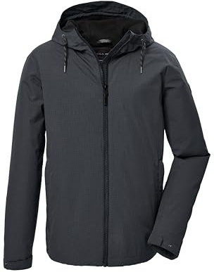 G.I.G.A. DX Uomo Giacca funzionale/giacca outdoor impermeabile con cappuccio GW 32 MN JCKT, anthrazit, S, 41867-000