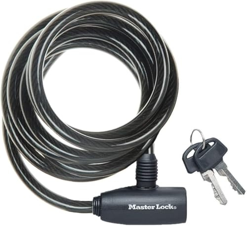 Master Lock Family Kabelschloss, Black, 8 mm x 1800 mm