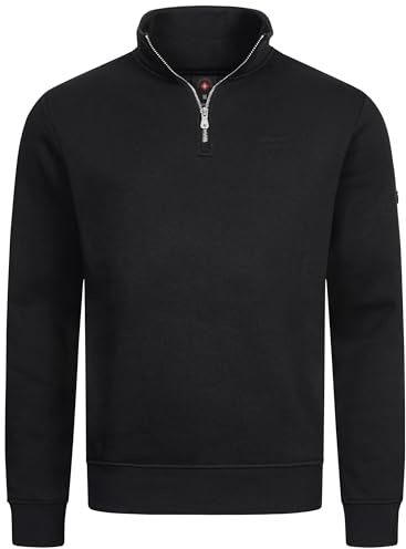 Höhenhorn Troiberg Pull pour Homme avec col zippé 1/4 Bleu 3XL Bleu 3XL