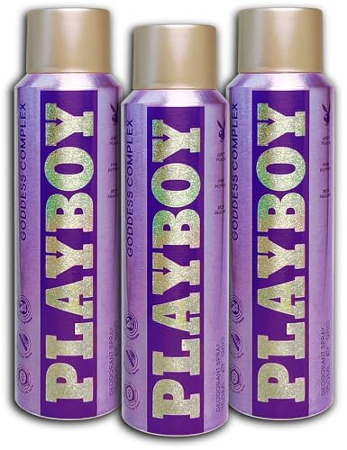 3 er Pack Playboy Goddess Complex Deo Deodorant Spry 3 x 150 ml