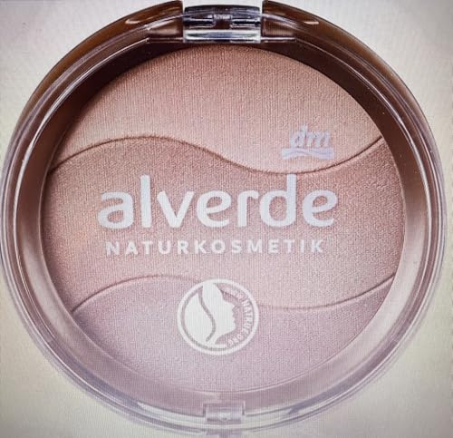 alverde NATURKOSMETIK Bronzing Puder Trio, 9 g