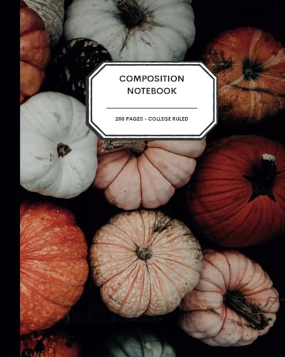 8x10 Enchanted Halloween Pumpkin Journal – 200 College Ruled Pages – Fantasy Pumpkins – Magical Writing Notebook for Dreamers, Writers, and Fairy Tale Lovers