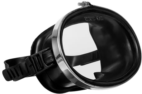 BESTonZON Máscara de Buceo Reutilizable con Lentes Antivaho y Diseño Panorámico para Hombres para Natación y Esnórquel Equipo Portátil de Buceo Gafas de Natación Unisex para