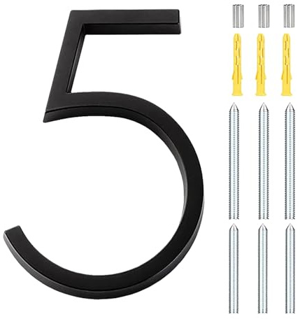 house numbers,house number sign 142mm Floating Exterior House Numbers Modern Number Signs On The Door Extra Large Black Apartment Address And Mailbox Plate #0-9(5)