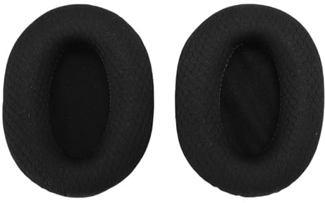 Fabater Comfortable Memory Foam Ear Pads for X Headphone, Strong Sealed Material Enhances Soundproofing, 2 Pairs Included, a Must-Have for Commuters and Working Professionals (Black)