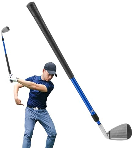 Putter da golf, 53 x 11 cm, regolabile, mini putter da golf, per uomini, donne e bambini, mazze per destrorsi o mancini, strumento per praticare il putting, adatto per principianti per interni ed