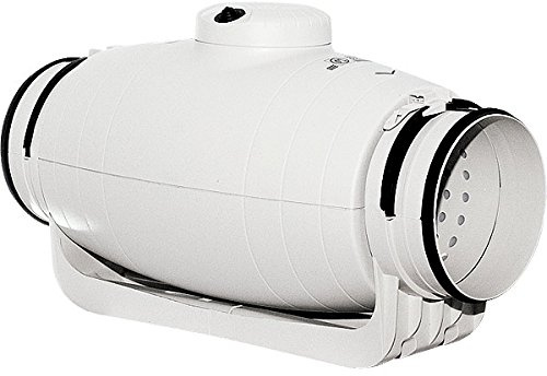 Soler & Palau 5211360400 TD-350-125, aspirateur de conduit de ventilation, silencieux, semi-radial, isolé acoustiquement