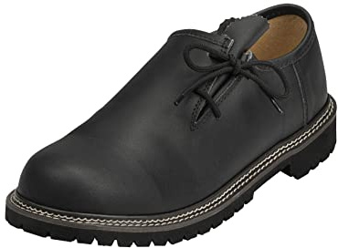 TR Martha Scarpe Tradizionali Premium da Uomo - Scarpe Tradizionali di Alta Qualità per Uomini - Scarpe in Pelle per Feste di Ottobre, Nero , 41 EU
