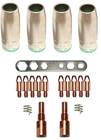 Verschleißteile Set MB 25/250 M6 0,8 Stromdüsen, Gasdüse, Düsenstock MIG/MAG