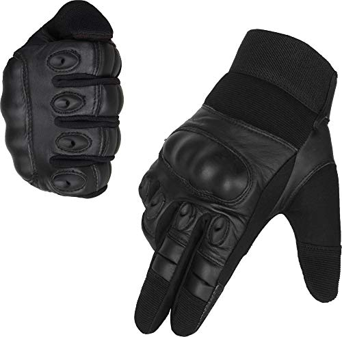 normani Taktische Handschuhe Vollfinger Handschuhe für Motorrad Fahrrad Airsoft Militär Paintball mit Knöchelschutz Größe M
