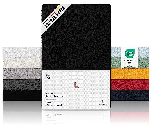 Blumtal frotté underlakan - Cuddly soft underlakan, Oeko-Tex certifierad, olika färger och storlekar